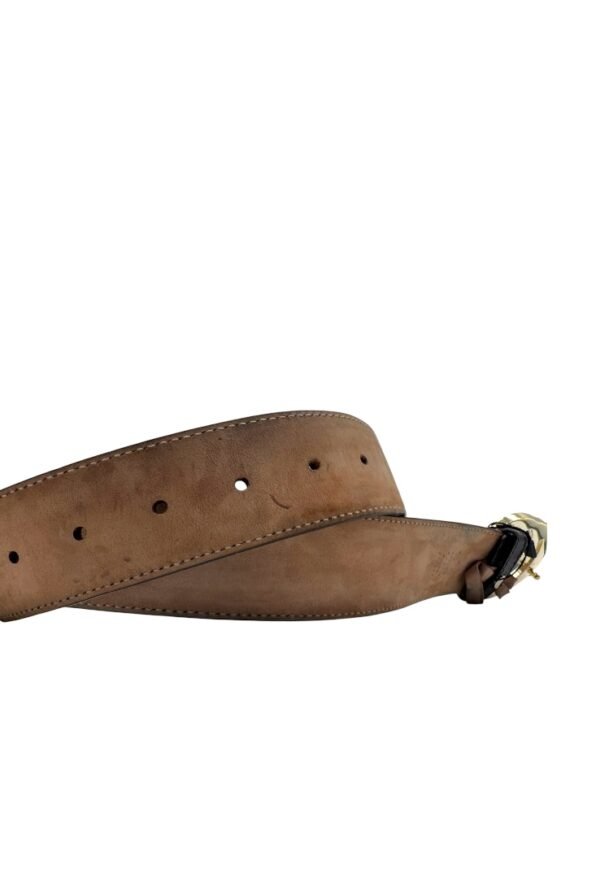 GUCCI -  INTERLOCKING MONOGRAM BELT - Image 4